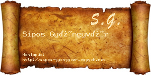 Sipos Gyöngyvér névjegykártya